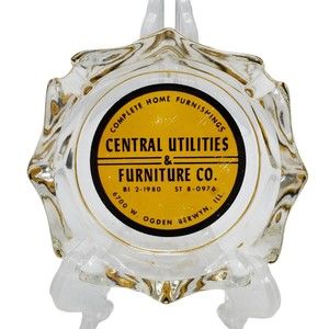 Vintage Ashtray Central Utilities & Furniture Co